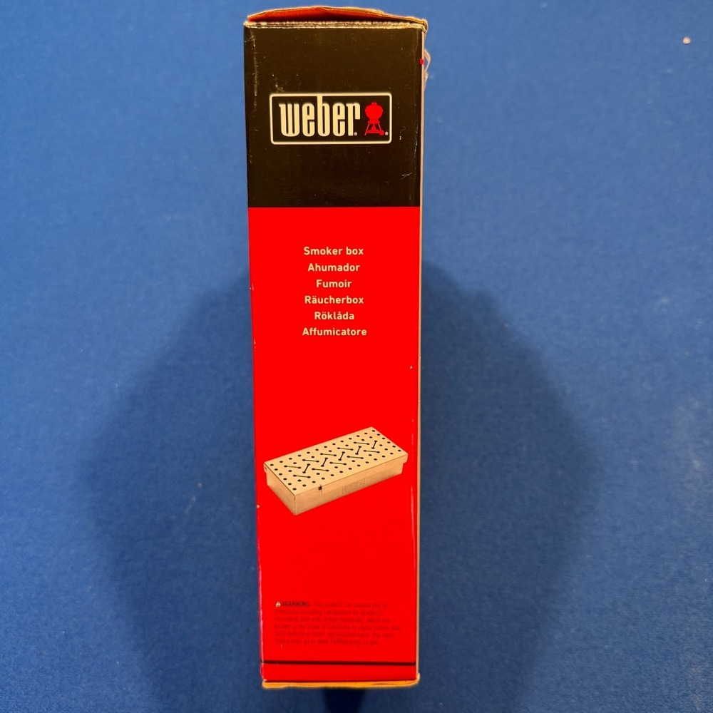 Weber 7576 Stainless Steel Smoker Box for Q 200/2000 & larger gas grills - New - Picture 2 of 3